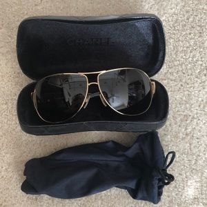 Chanel aviator sunglasses